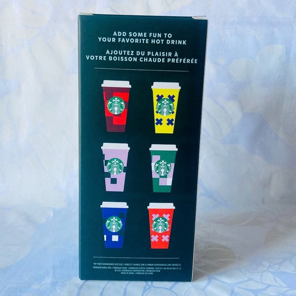 🌹SALE🌹🧡💙NEW💚💛Starbucks Reusable Hot Cups - Picture 2 of 2